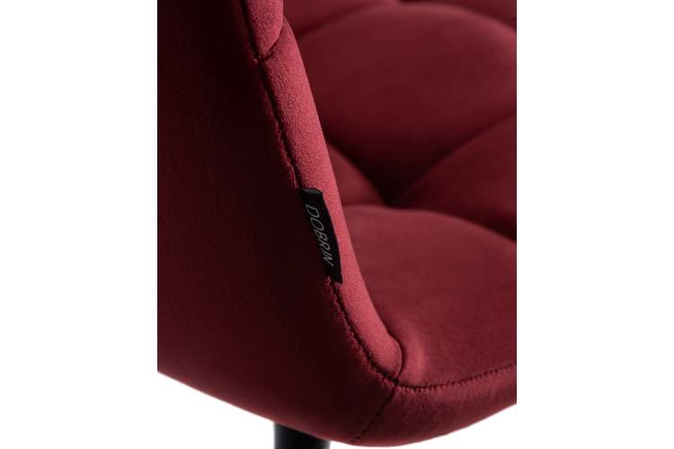 Набор 4 шт Стул обеденный DOBRIN CHILLY, Бордовый Holland 47, основание черное-11