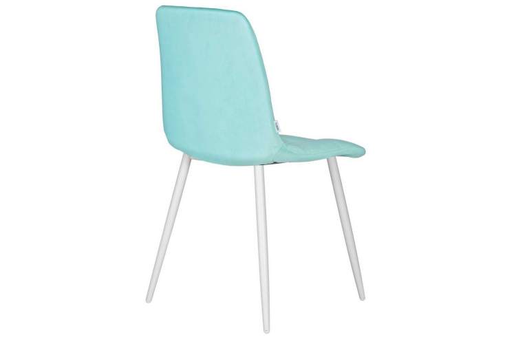 Стул обеденный DOBRIN CHILLY, Мятный Holland 50, основание белое-3