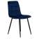 Набор 4 шт Стул обеденный DOBRIN CHILLY, Темно-синий Holland 60, основание черное