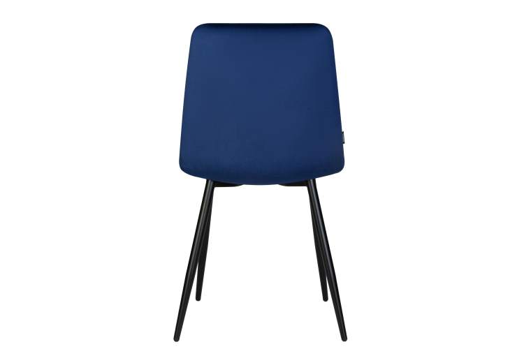 Набор 4 шт Стул обеденный DOBRIN CHILLY, Темно-синий Holland 60, основание черное-5