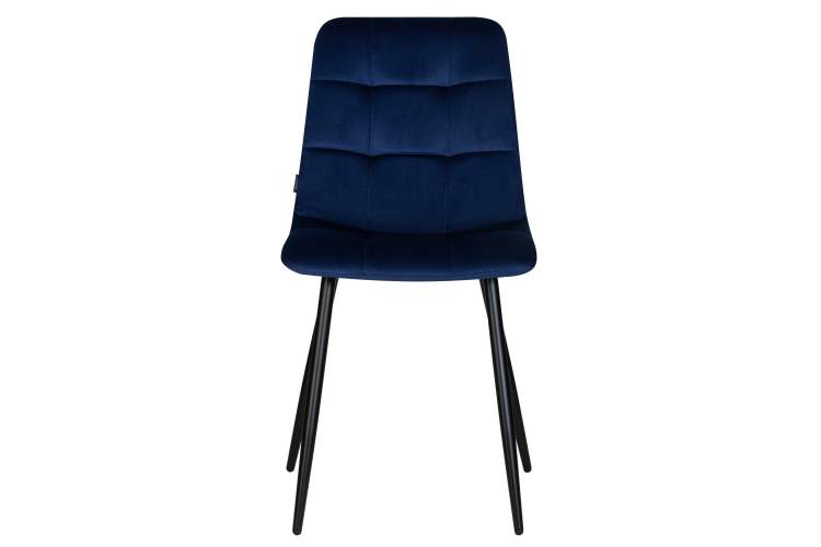 Набор 4 шт Стул обеденный DOBRIN CHILLY, Темно-синий Holland 60, основание черное-6