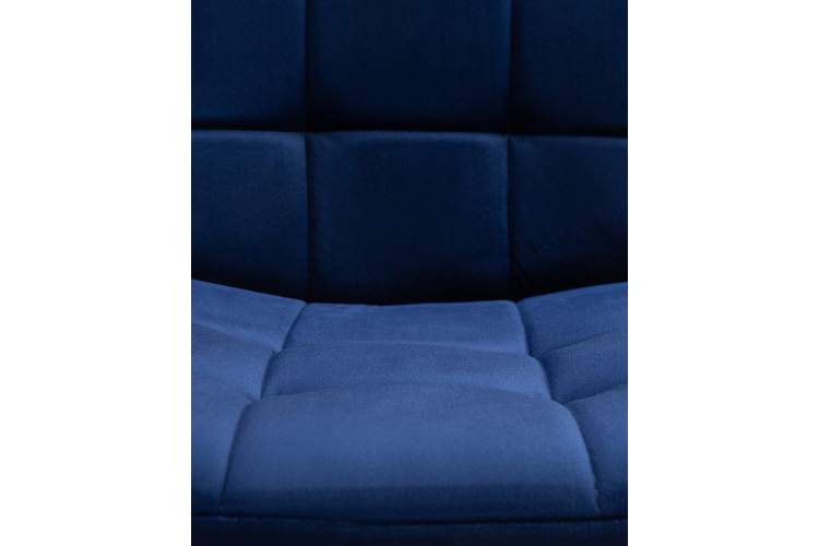 Набор 4 шт Стул обеденный DOBRIN CHILLY, Темно-синий Holland 60, основание черное-9