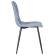 Набор 4 шт Стул обеденный DOBRIN CHILLY ROMBO, Серо-голубой Simple 26, основание черное