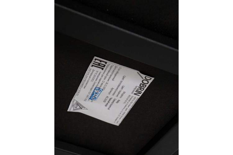 Стул обеденный DOBRIN ROBY, ЭМАЛЬ ЧЕРНЫЙ МУАР велюр Catania Izumrud-10