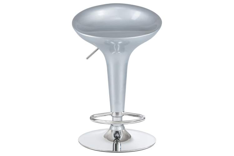 Набор 2 шт Стул барный DOBRIN BOMBA, серебряный металлик-6