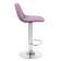 Набор 2 шт Стул барный DOBRIN DINA, фиолетовый