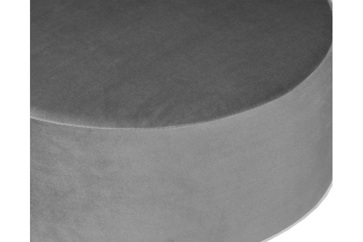 Пуф DOBRIN DANNY BLACK, серый велюр (MJ9-75)-2