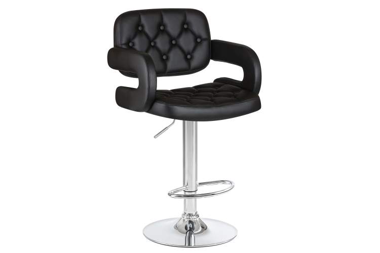 Набор 2 шт Стул барный DOBRIN TIESTO, чёрный-1