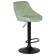 Набор 2 шт Стул барный DOBRIN LOGAN BLACK, мятный велюр (MJ9-87)