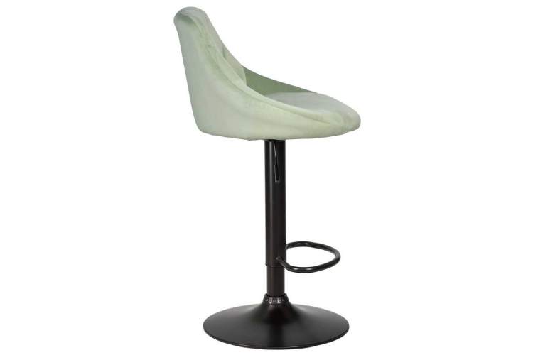 Стул барный DOBRIN LOGAN BLACK, мятный велюр (MJ9-87)-2