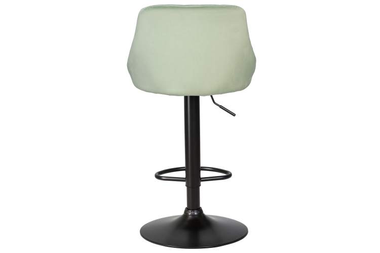 Набор 2 шт Стул барный DOBRIN LOGAN BLACK, мятный велюр (MJ9-87)-5
