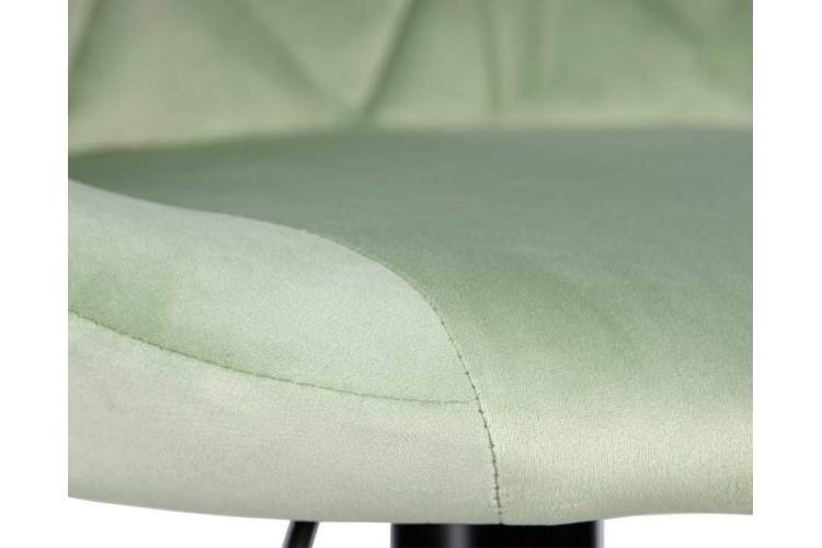 Стул барный DOBRIN LOGAN BLACK, мятный велюр (MJ9-87)-6