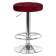 Набор 2 шт Табурет барный DOBRIN BRUNO, бордовый велюр (MJ9-43)