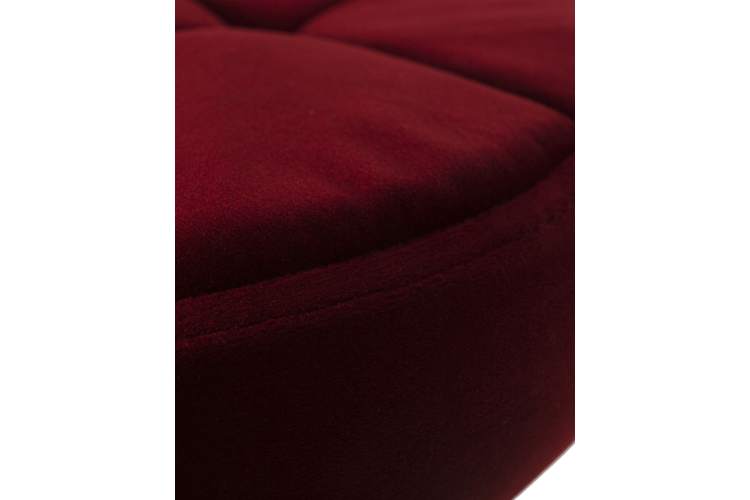 Набор 2 шт Табурет барный DOBRIN BRUNO, бордовый велюр (MJ9-43)-4