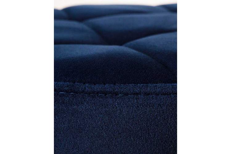 Табурет барный DOBRIN BRUNO, синий велюр (MJ9-117)-3