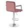 Набор 2 шт Стул барный DOBRIN KRUGER ARM, пудрово-розовый велюр (MJ9-32)