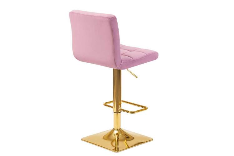 Стул барный DOBRIN GOLDIE, пудрово-сиреневый велюр (MJ9-52)-3