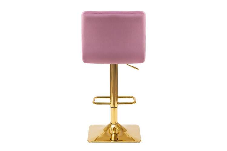 Стул барный DOBRIN GOLDIE, пудрово-сиреневый велюр (MJ9-52)-4