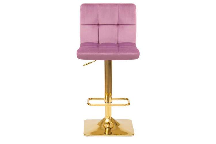 Стул барный DOBRIN GOLDIE, пудрово-сиреневый велюр (MJ9-52)-5