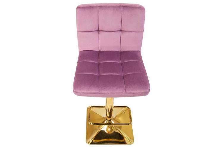 Стул барный DOBRIN GOLDIE, пудрово-сиреневый велюр (MJ9-52)-6