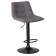 Набор 2 шт Стул барный DOBRIN TAILOR BLACK, серая ткань (188-55)