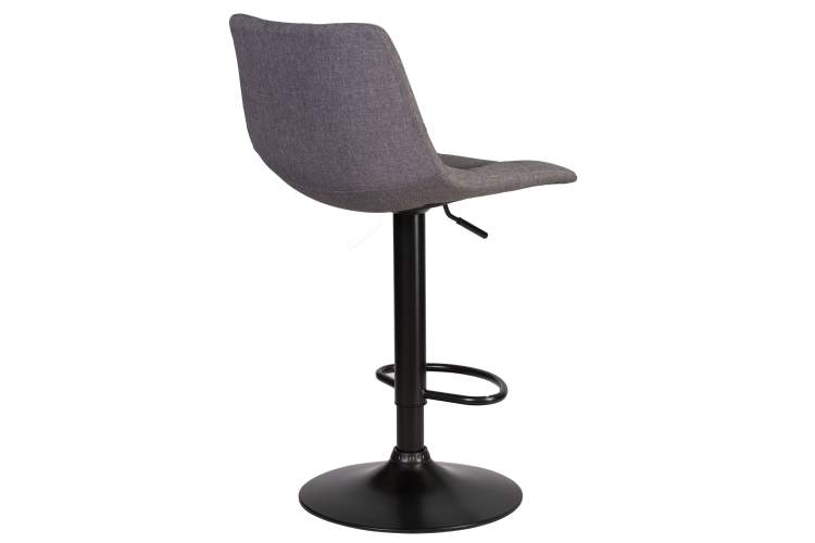 Набор 2 шт Стул барный DOBRIN TAILOR BLACK, серая ткань (188-55)-4