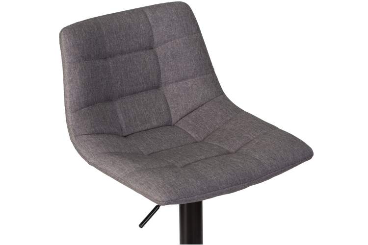Набор 2 шт Стул барный DOBRIN TAILOR BLACK, серая ткань (188-55)-7