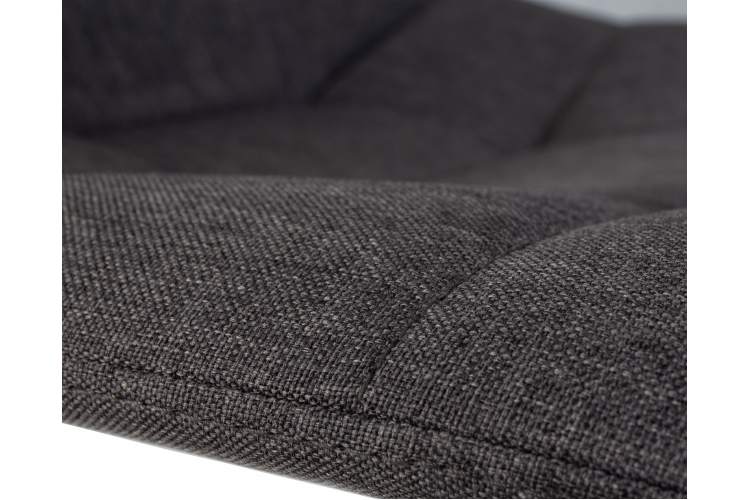 Набор 2 шт Стул барный DOBRIN TAILOR BLACK, серая ткань (188-55)-8