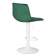 Набор 2 шт Стул барный DOBRIN TAILOR WHITE, зеленый велюр (MJ9-88)