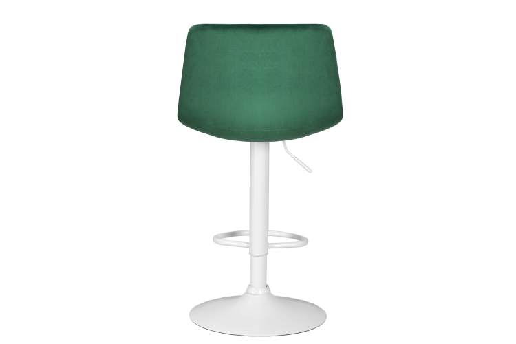 Набор 2 шт Стул барный DOBRIN TAILOR WHITE, зеленый велюр (MJ9-88)-5
