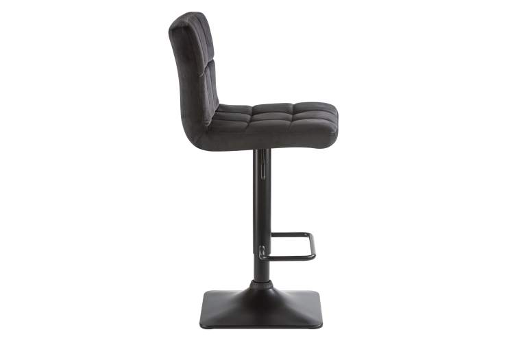 Набор 2 шт Стул барный DOBRIN DOMINIC, черный велюр (MJ9-101)-3
