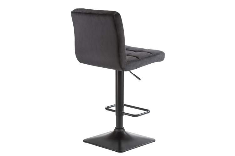 Набор 2 шт Стул барный DOBRIN DOMINIC, черный велюр (MJ9-101)-4