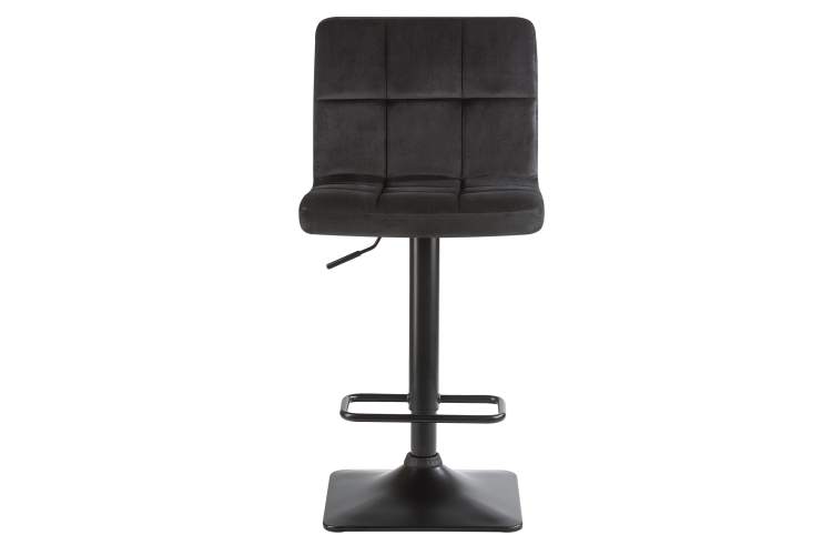 Набор 2 шт Стул барный DOBRIN DOMINIC, черный велюр (MJ9-101)-6