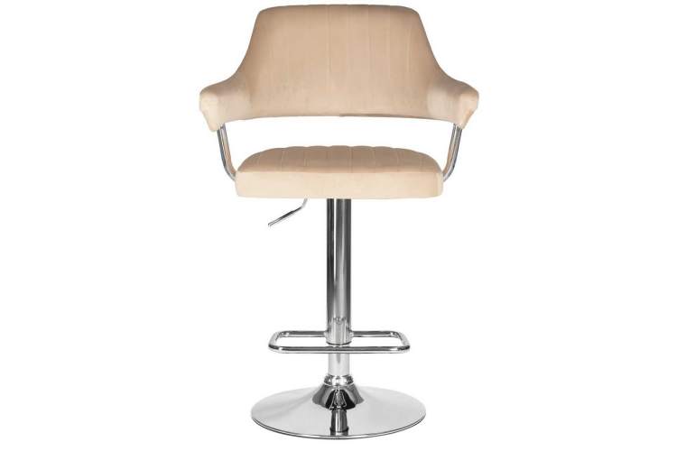 Стул барный DOBRIN CHARLY, бежевый велюр (MJ9-10)-5