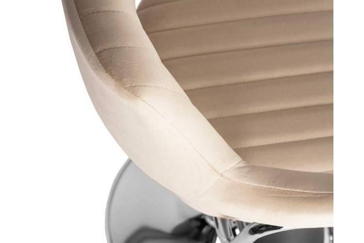 Стул барный DOBRIN CHARLY, бежевый велюр (MJ9-10)-7