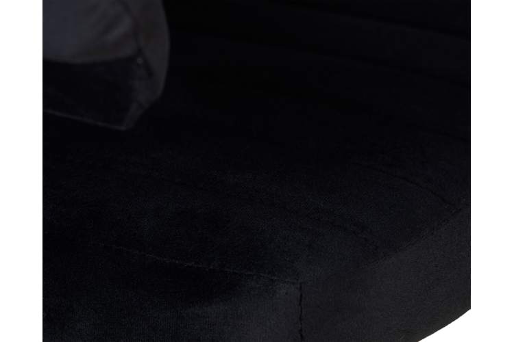 Набор 2 шт Стул барный DOBRIN CHARLY GOLD, черный велюр (MJ9-101)-7