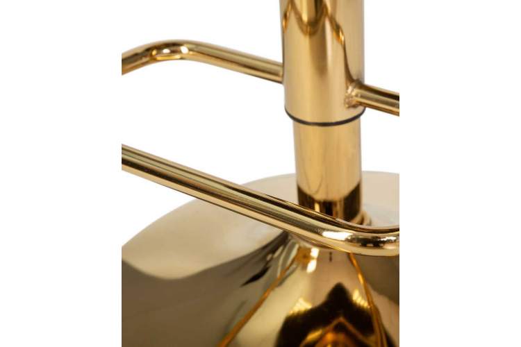 Стул барный DOBRIN CHARLY GOLD, серый велюр (MJ9-75)-8