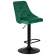 Набор 2 шт Стул барный DOBRIN JOSEPH BLACK, зеленый велюр (MJ9-88)