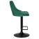 Набор 2 шт Стул барный DOBRIN JOSEPH BLACK, зеленый велюр (MJ9-88)