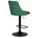 Набор 2 шт Стул барный DOBRIN JOSEPH BLACK, зеленый велюр (MJ9-88)