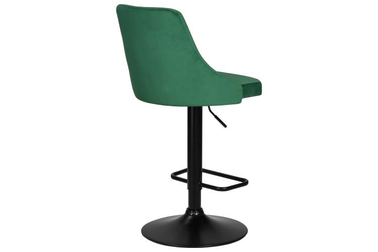 Набор 2 шт Стул барный DOBRIN JOSEPH BLACK, зеленый велюр (MJ9-88)-3