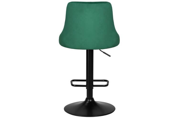 Набор 2 шт Стул барный DOBRIN JOSEPH BLACK, зеленый велюр (MJ9-88)-4