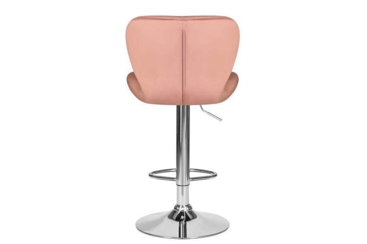Стул барный DOBRIN BARNY, пудрово-розовый велюр (MJ9-32)-4