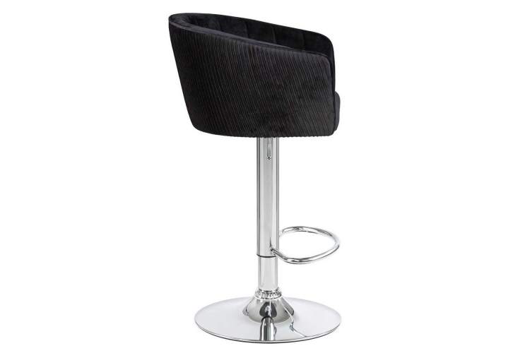 Стул барный DOBRIN DARCY, черный велюр (1922-21)-2