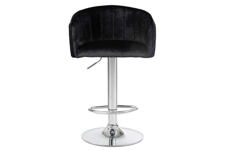 Стул барный DOBRIN DARCY, черный велюр (1922-21)-5