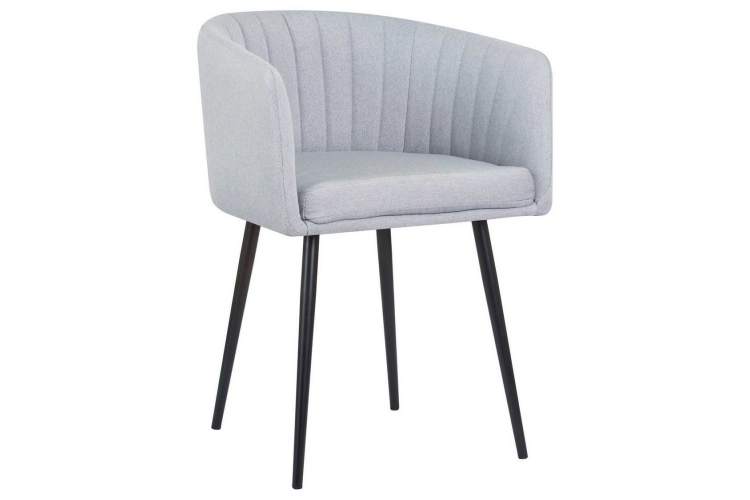 Стул обеденный DOBRIN ALINA, серо-голубая ткань (LAR-106D-23)