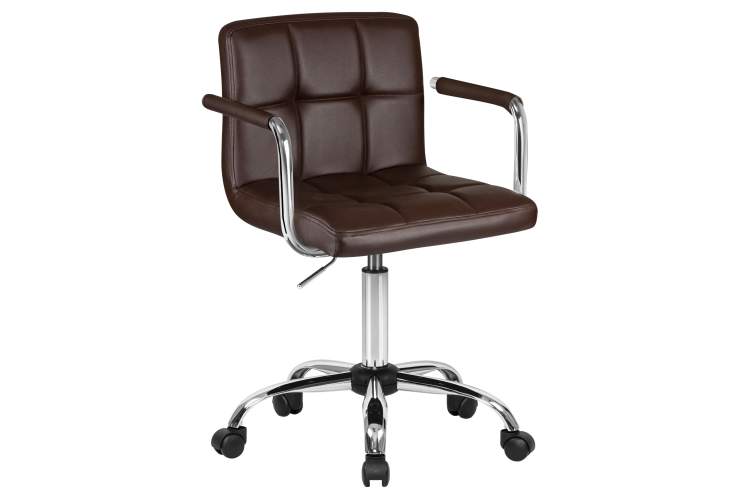 Набор 2 шт Офисное кресло для персонала DOBRIN TERRY, коричневый-1