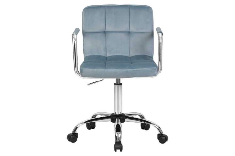Офисное кресло для персонала DOBRIN TERRY, пудрово-голубой велюр (MJ9-74)-5