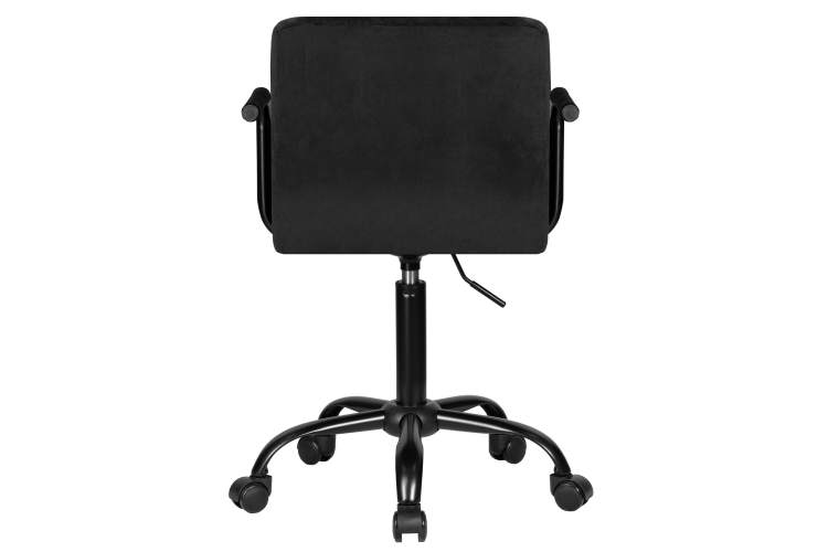 Офисное кресло для персонала DOBRIN TERRY BLACK, черный велюр (MJ9-101)-4