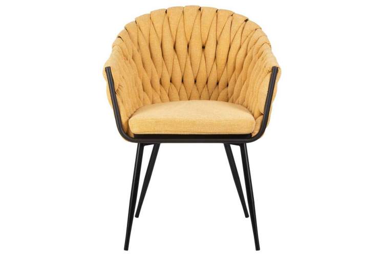 Стул обеденный DOBRIN MATILDA, жёлтая ткань (LAR 275-8)-5